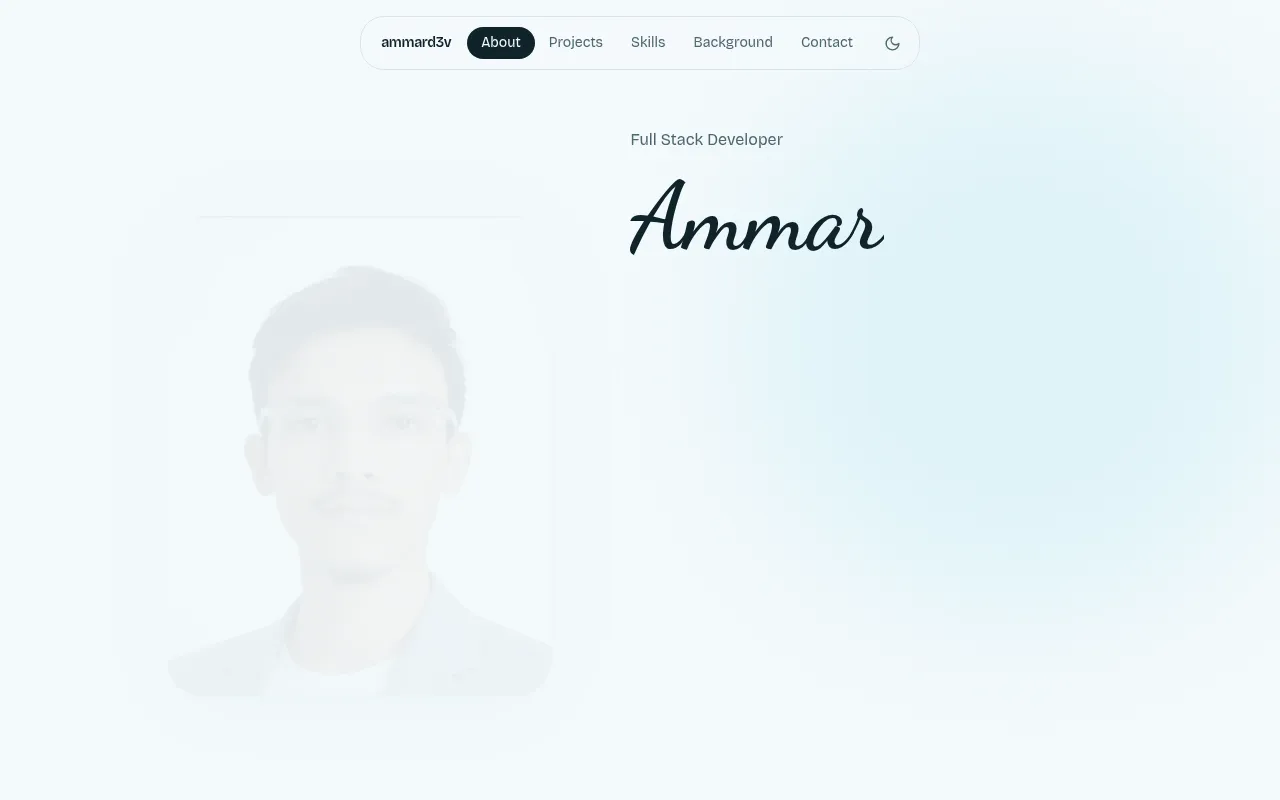 Screenshot of ammarbdrkunwar.com.np