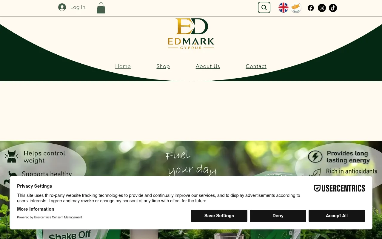Screenshot of edmarkcyprus.com