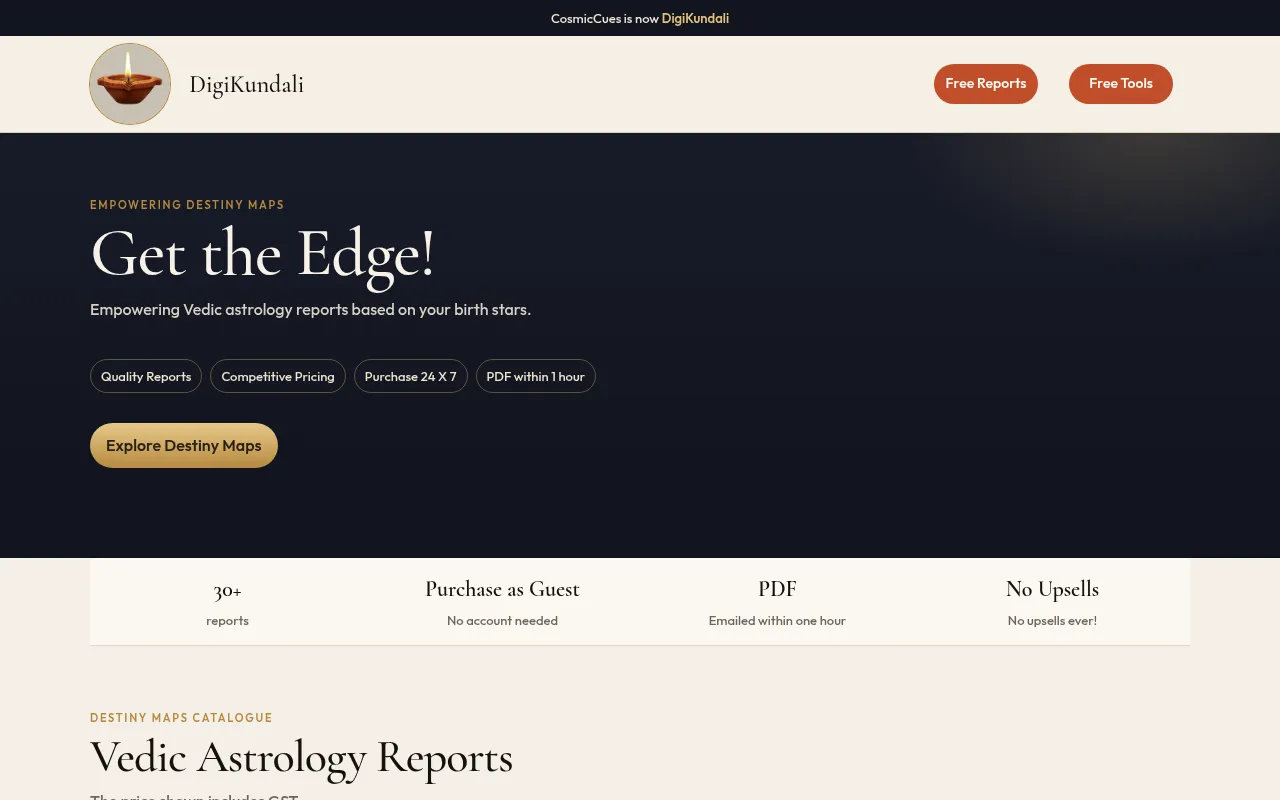Screenshot of digikundali.com