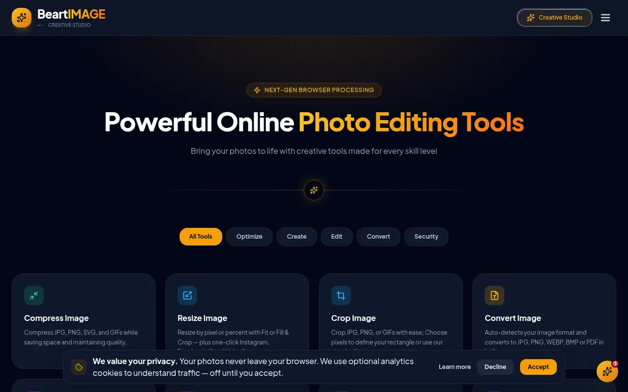 Screenshot of beartimage.com