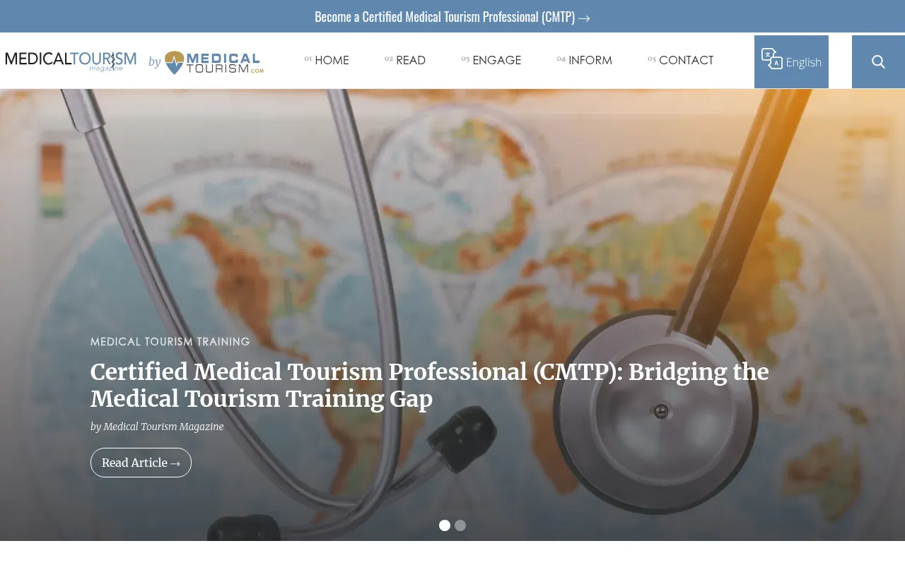 Screenshot of insights.medicaltourism.com