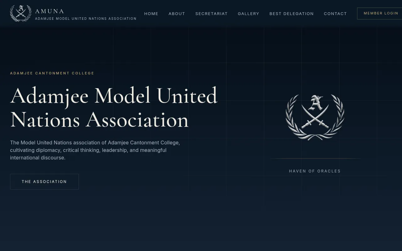 Screenshot of amuna.info