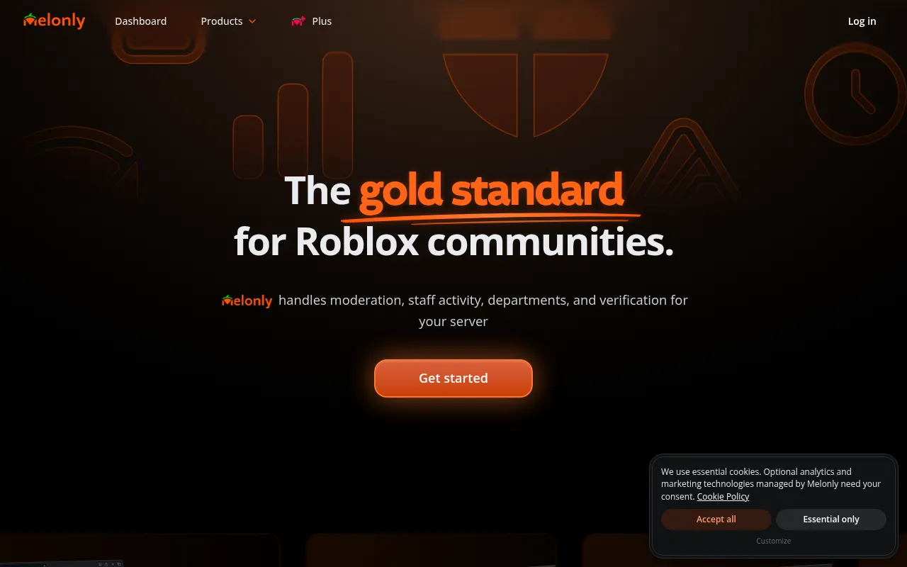 Screenshot of melonly.com