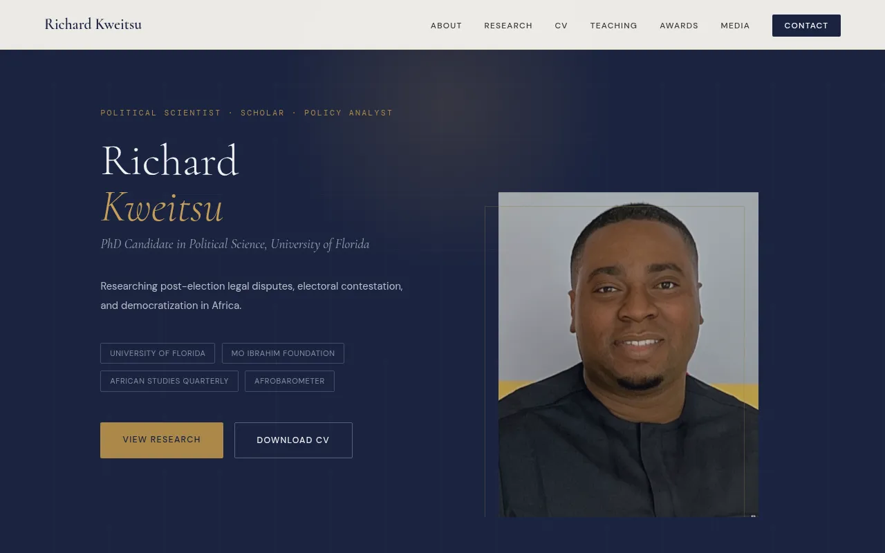 Screenshot of kweitsurichard.com
