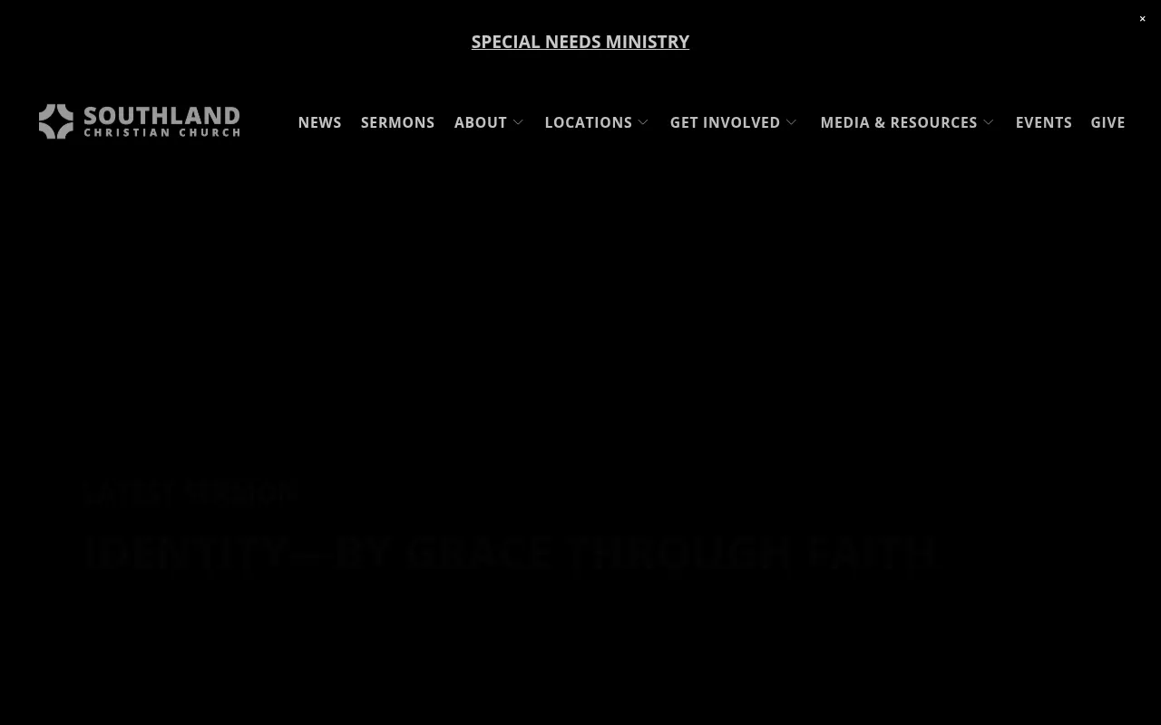 Screenshot of southland.church