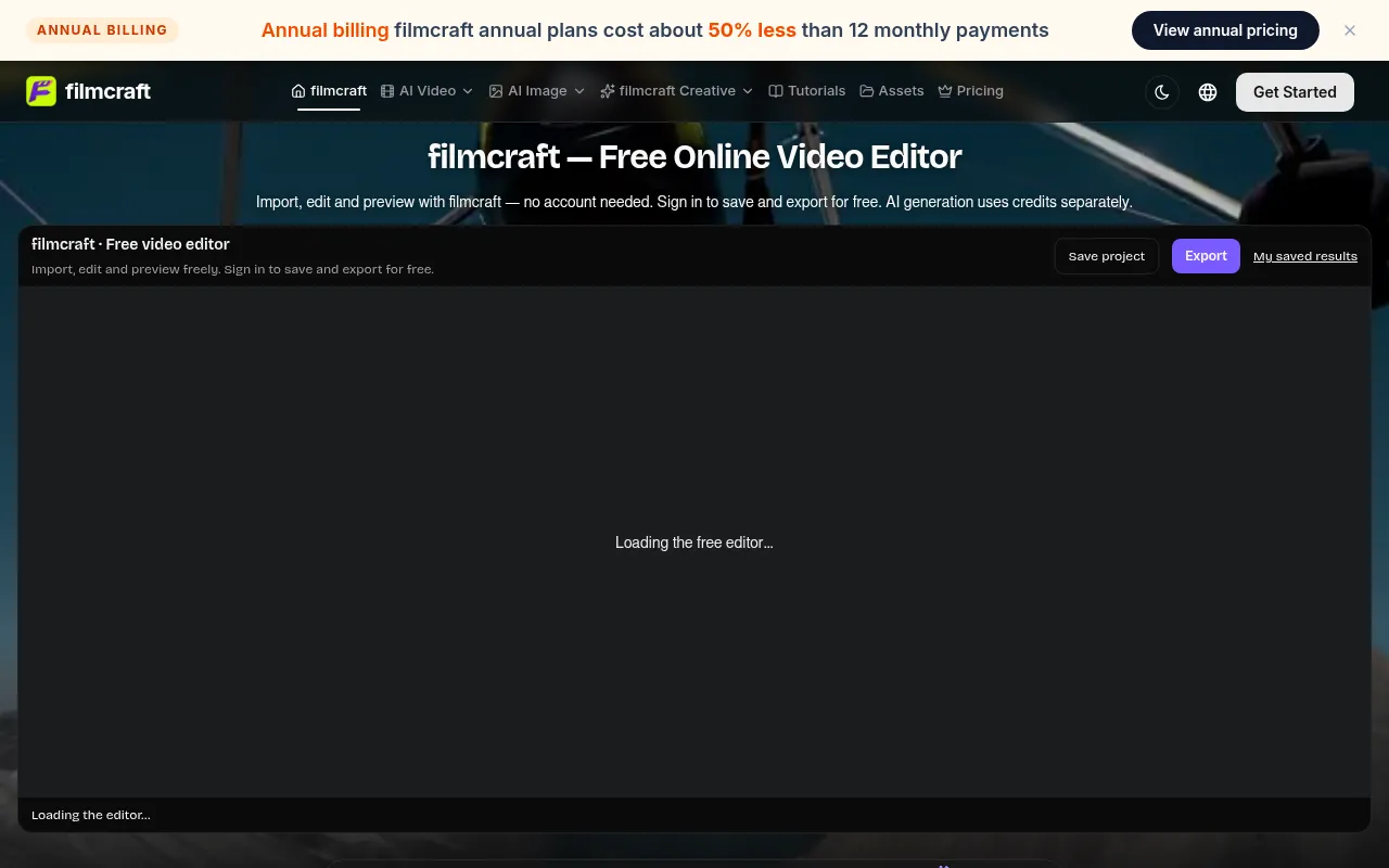 Screenshot of filmcraft.tools
