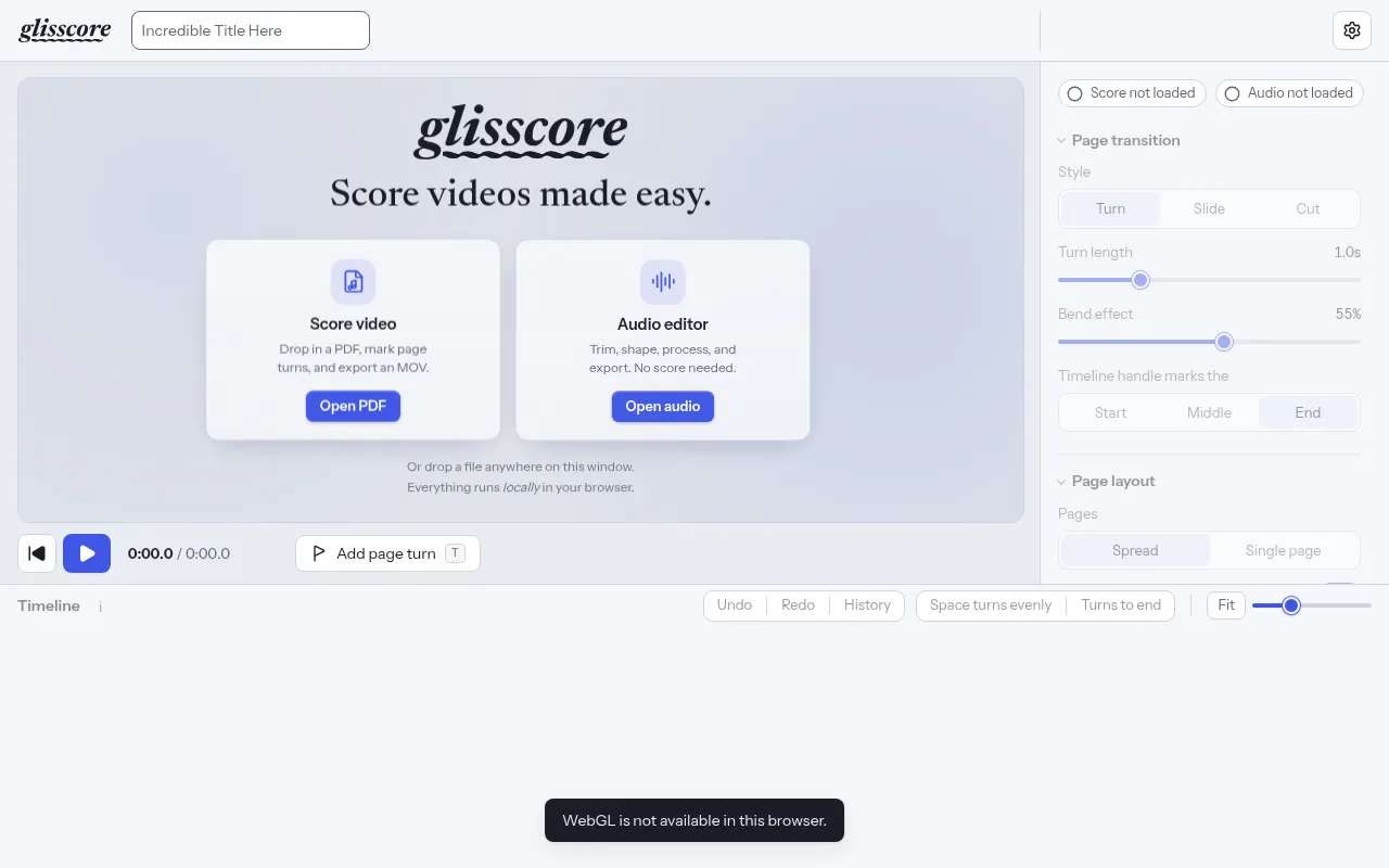 Screenshot of glisscore.com