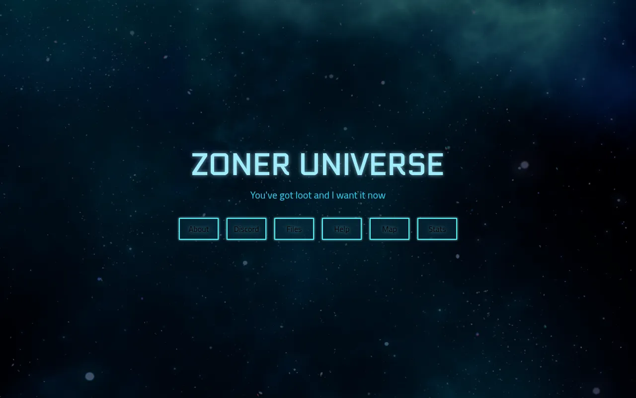 Screenshot of zoneruniverse.com