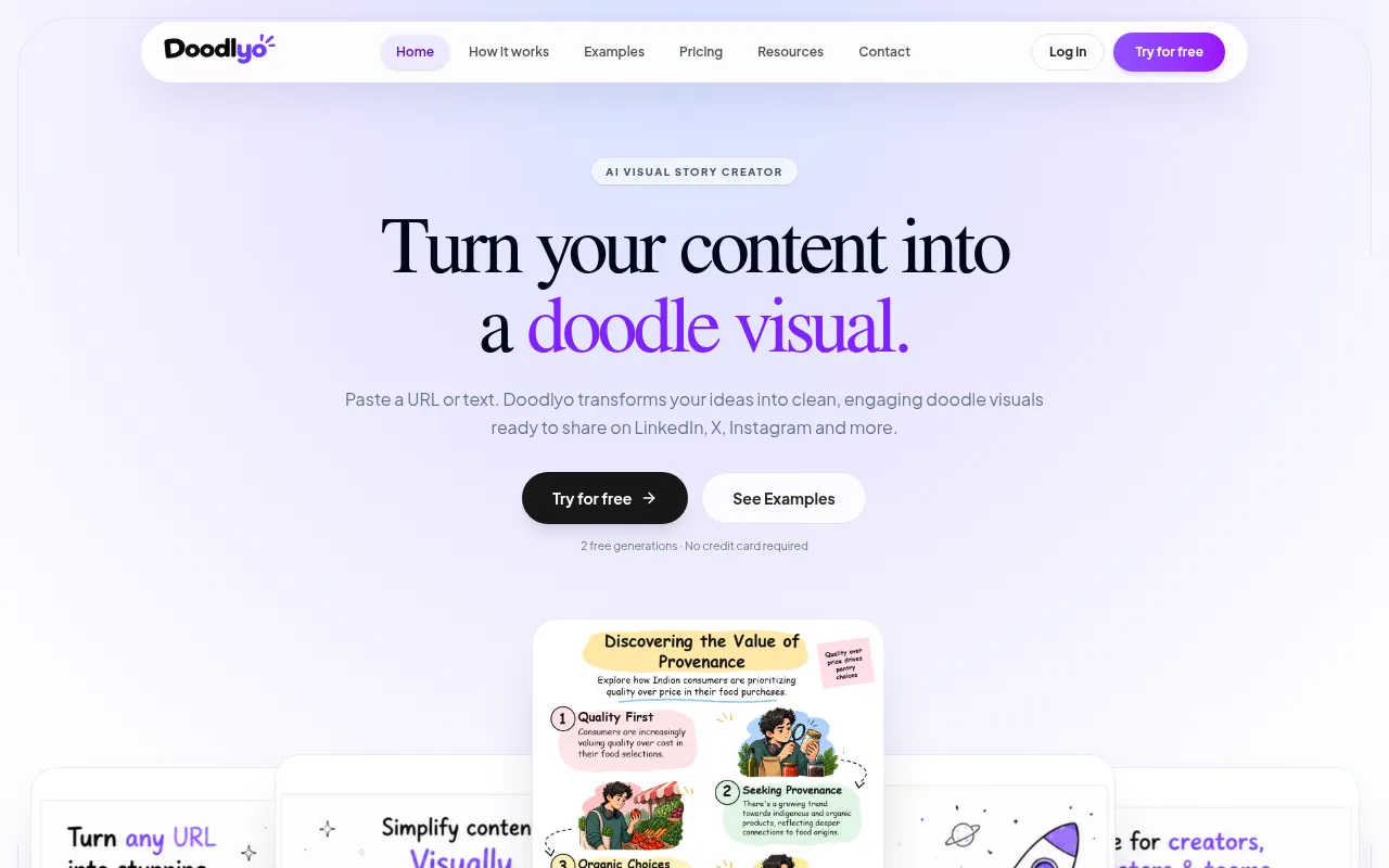 Screenshot of doodlyo.com