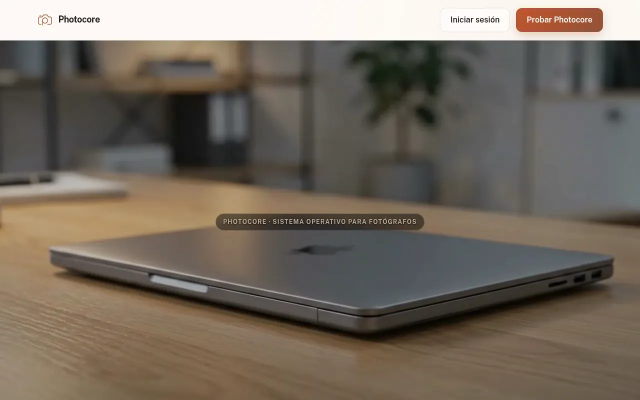 Screenshot of photocore.io