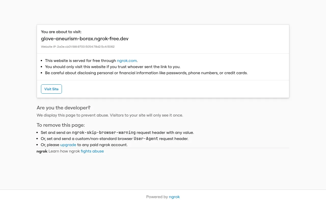 Screenshot of glove-aneurism-borax.ngrok-free.dev