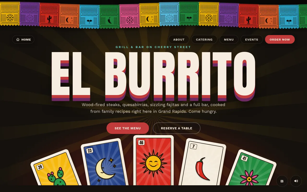 Screenshot of elburritogr.com