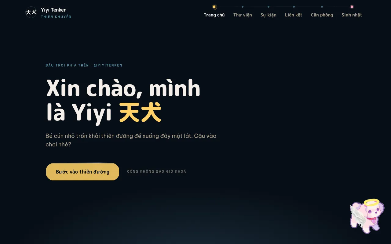 Screenshot of yiyitenken.io.vn