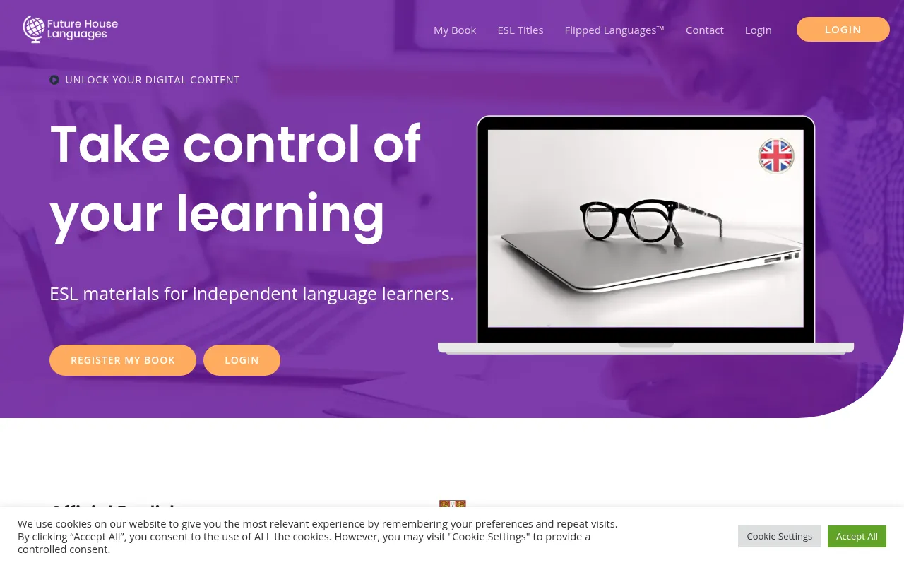 Screenshot of fhlanguages.com