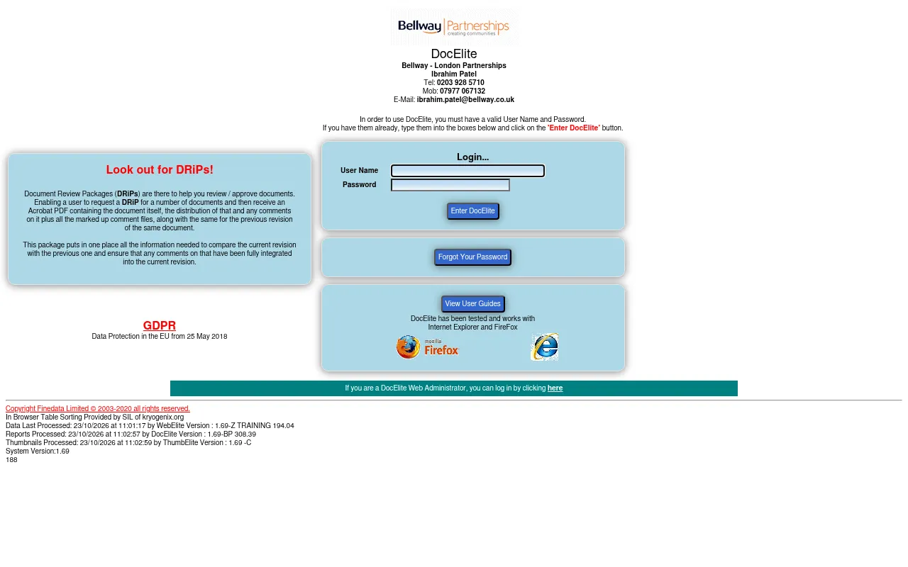 Screenshot of blp.bellway-projects.co.uk