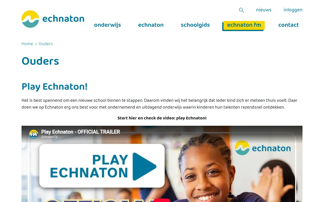 Screenshot of echnaton.nl