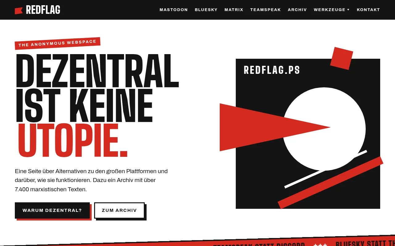Screenshot of redflag.ps