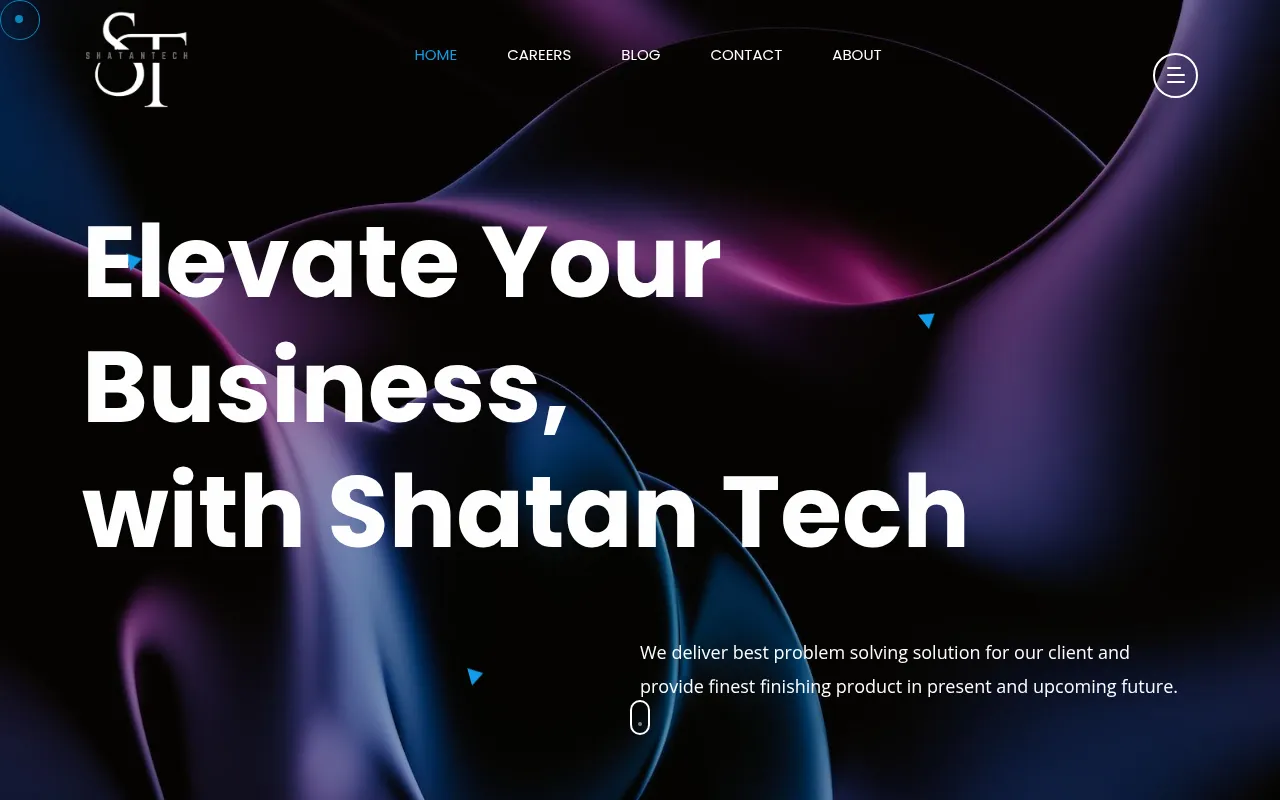 Screenshot of shatantech.com