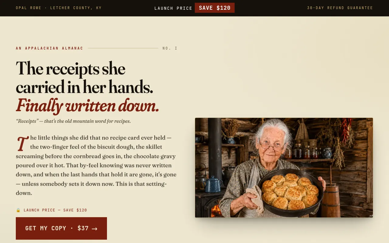 Screenshot of opalrowe.com