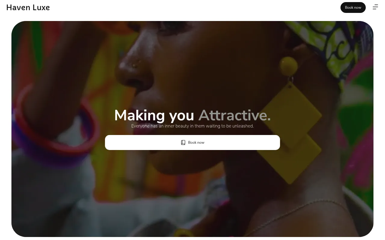 Screenshot of havenluxespa.onrender.com