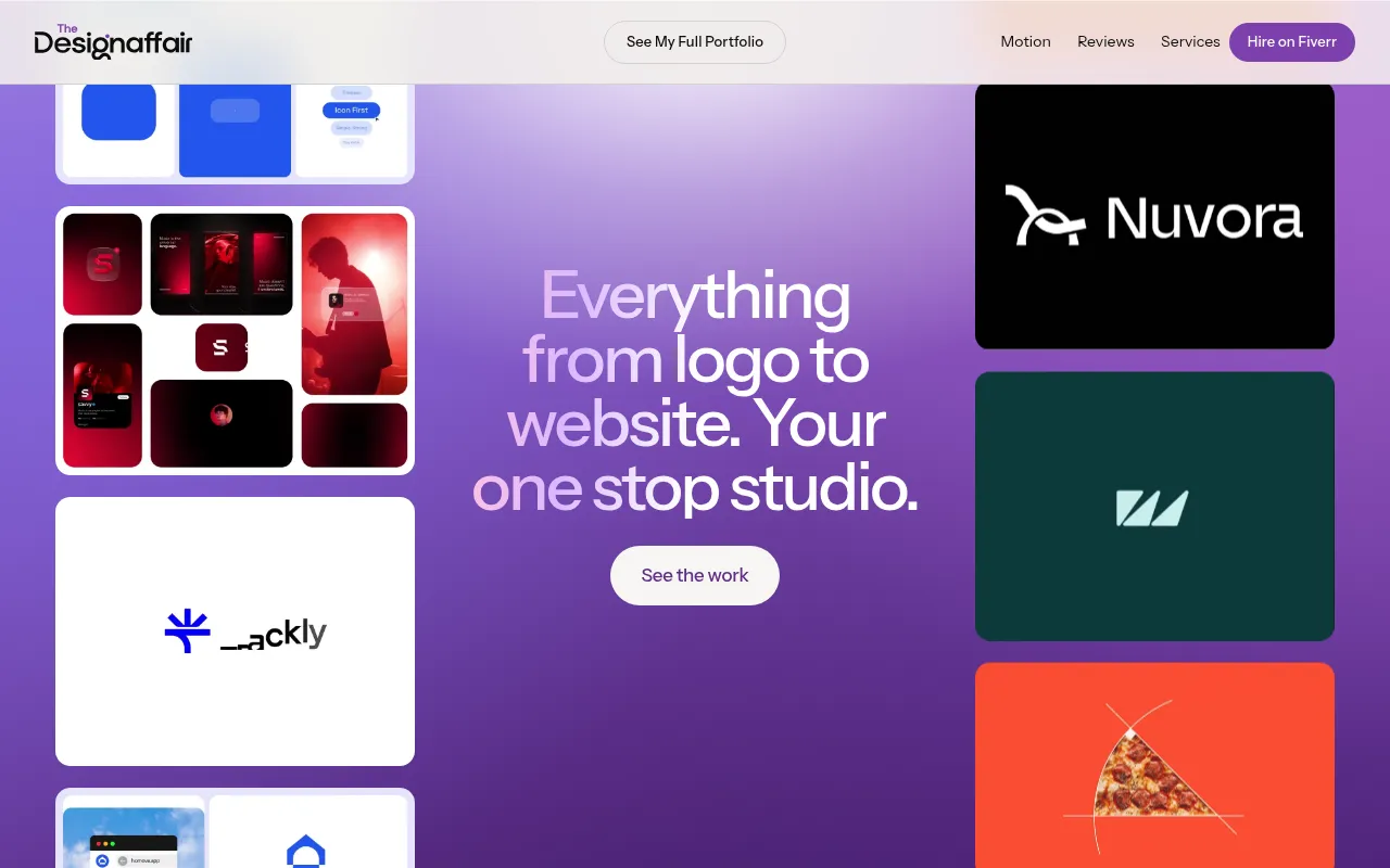Screenshot of thedesignaffair.in