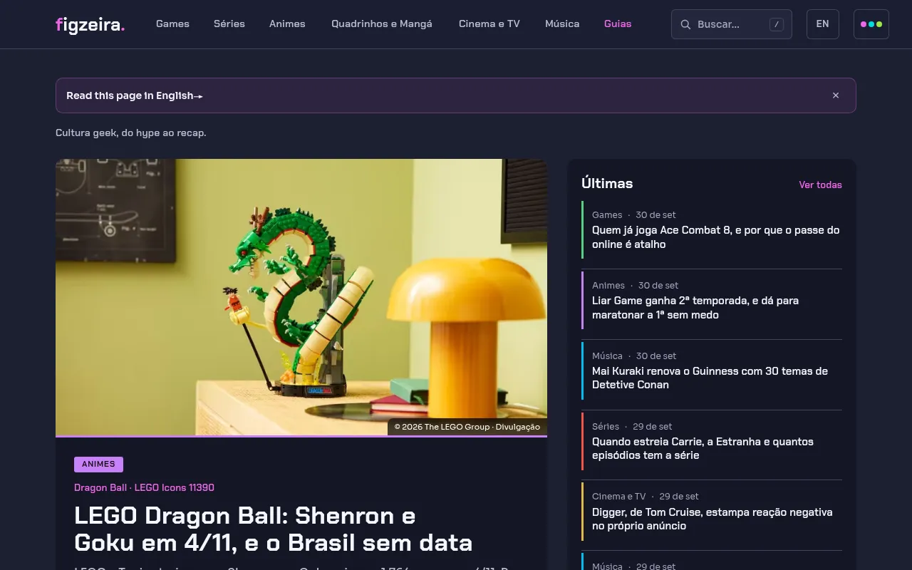 Screenshot of figzeira.com