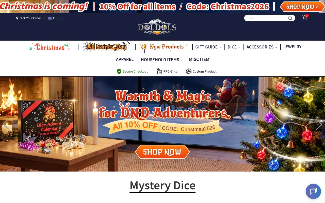 Screenshot of doldols.com