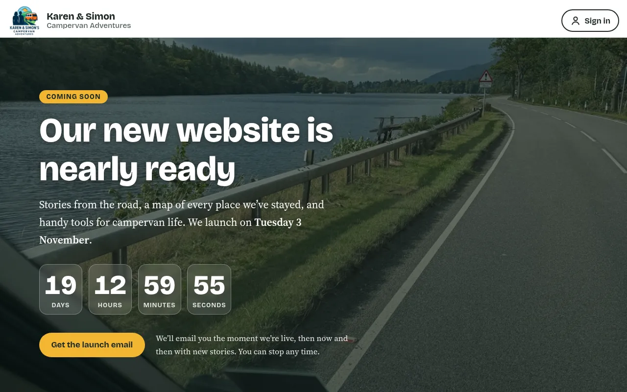Screenshot of ramonaontheroad.co.uk