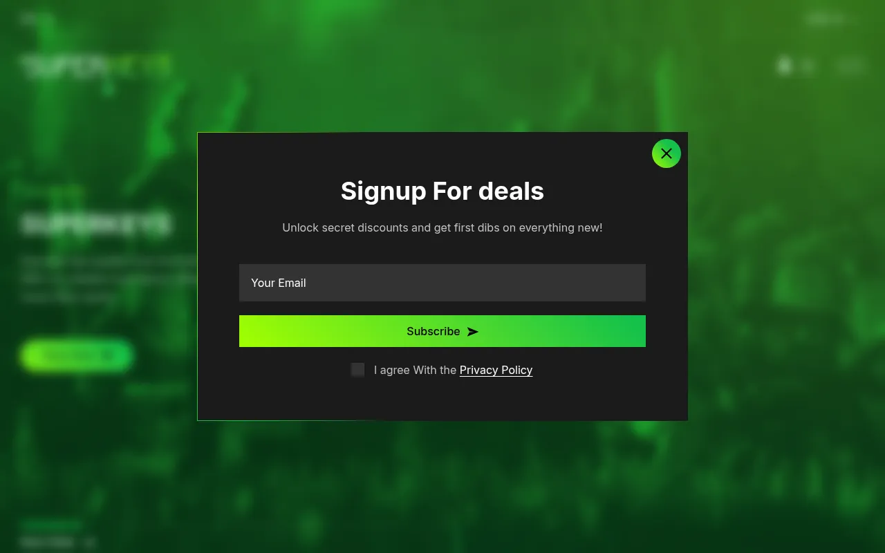 Screenshot of superkeys.net