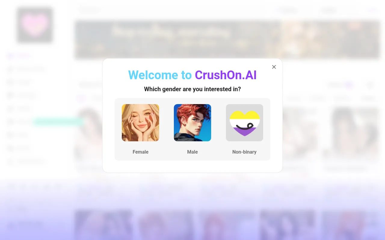 Screenshot of crushon.ai