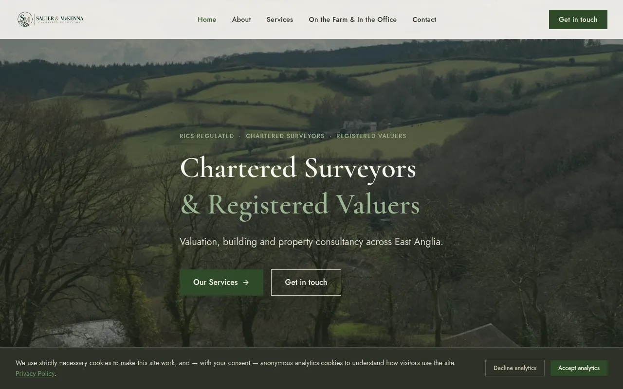 Screenshot of salterandmckenna.co.uk