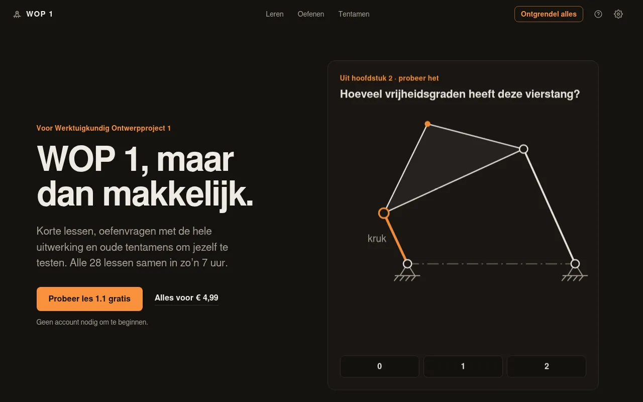 Screenshot of wop1-lab.nl