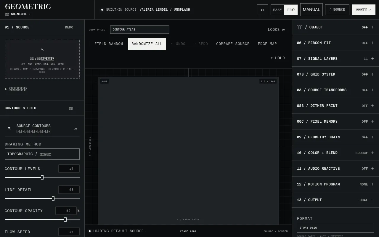 Screenshot of geometric-art.com