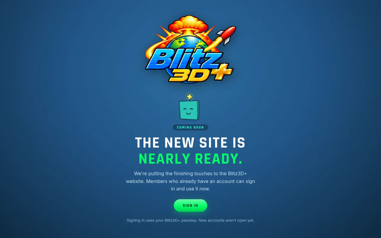 Screenshot of blitz3d.plus