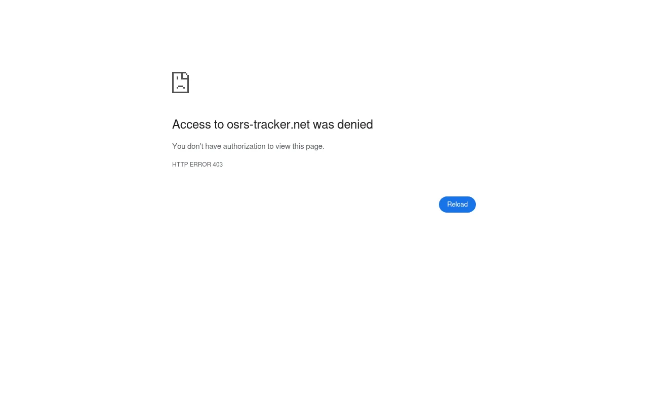 Screenshot of osrs-tracker.net