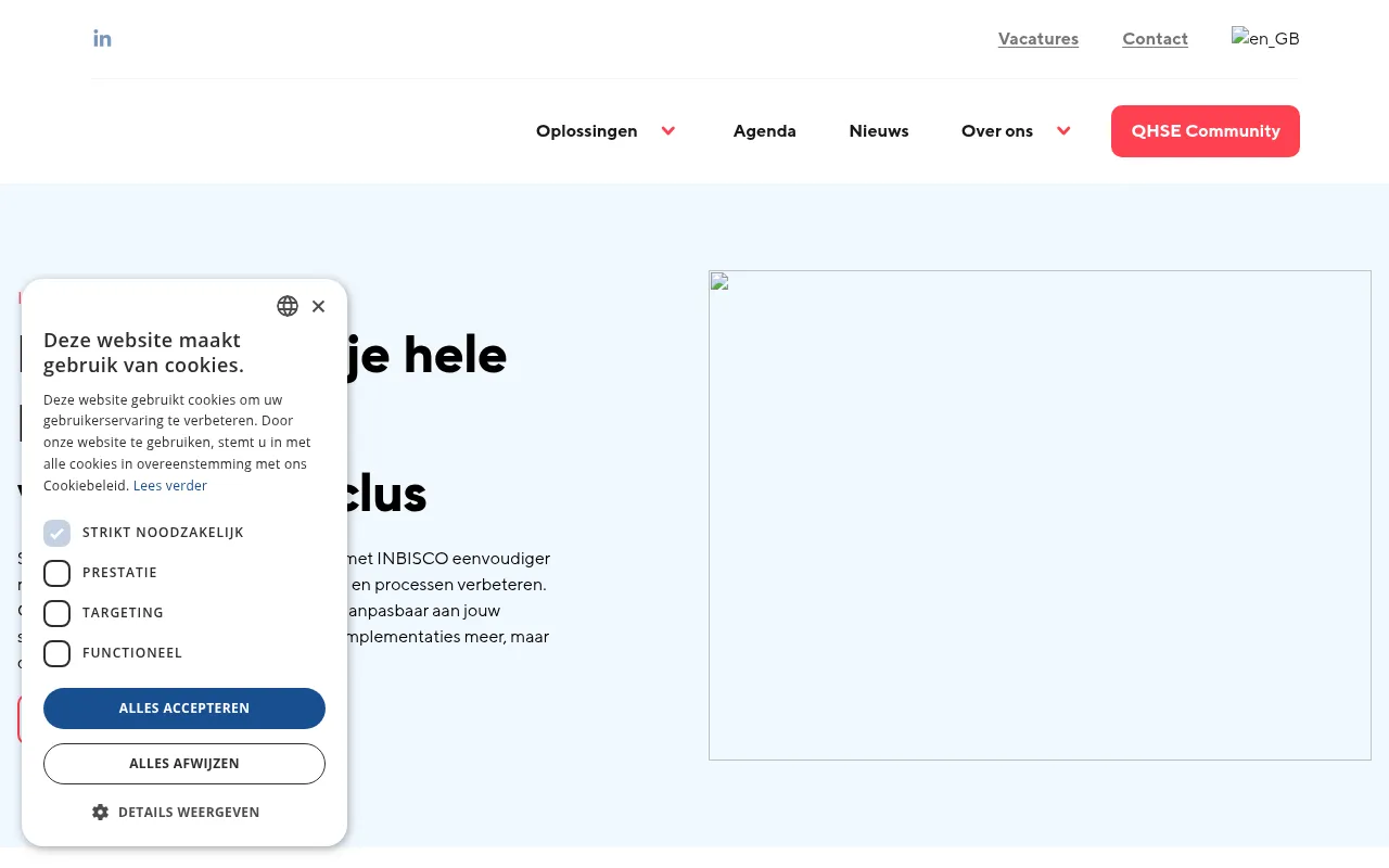 Screenshot of inbisco.nl