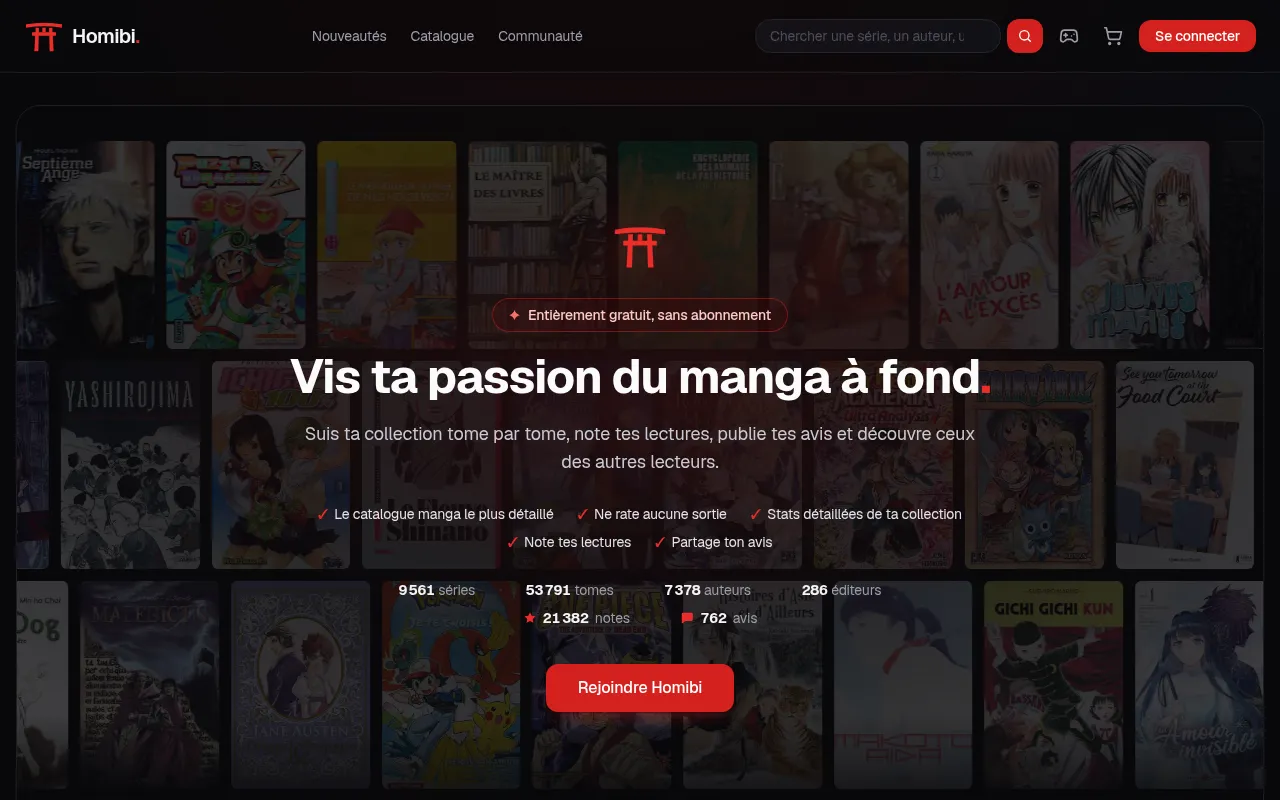 Screenshot of homibi.app