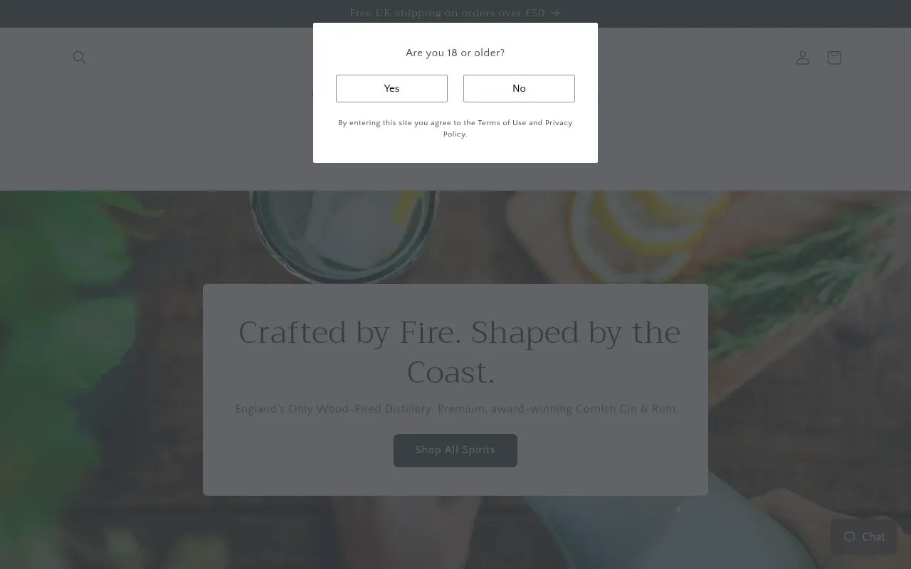 Screenshot of mountsbaydistillery.com