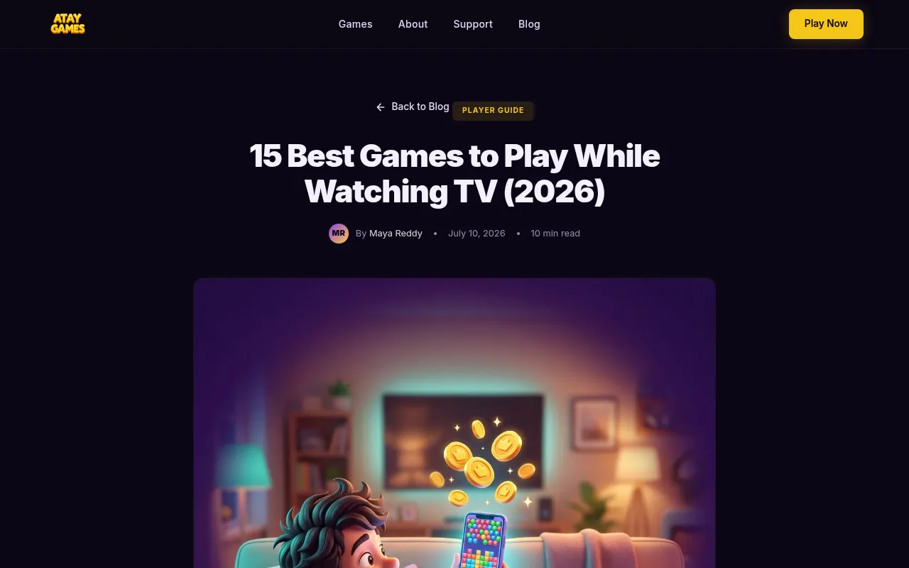 Screenshot of ataygames.com