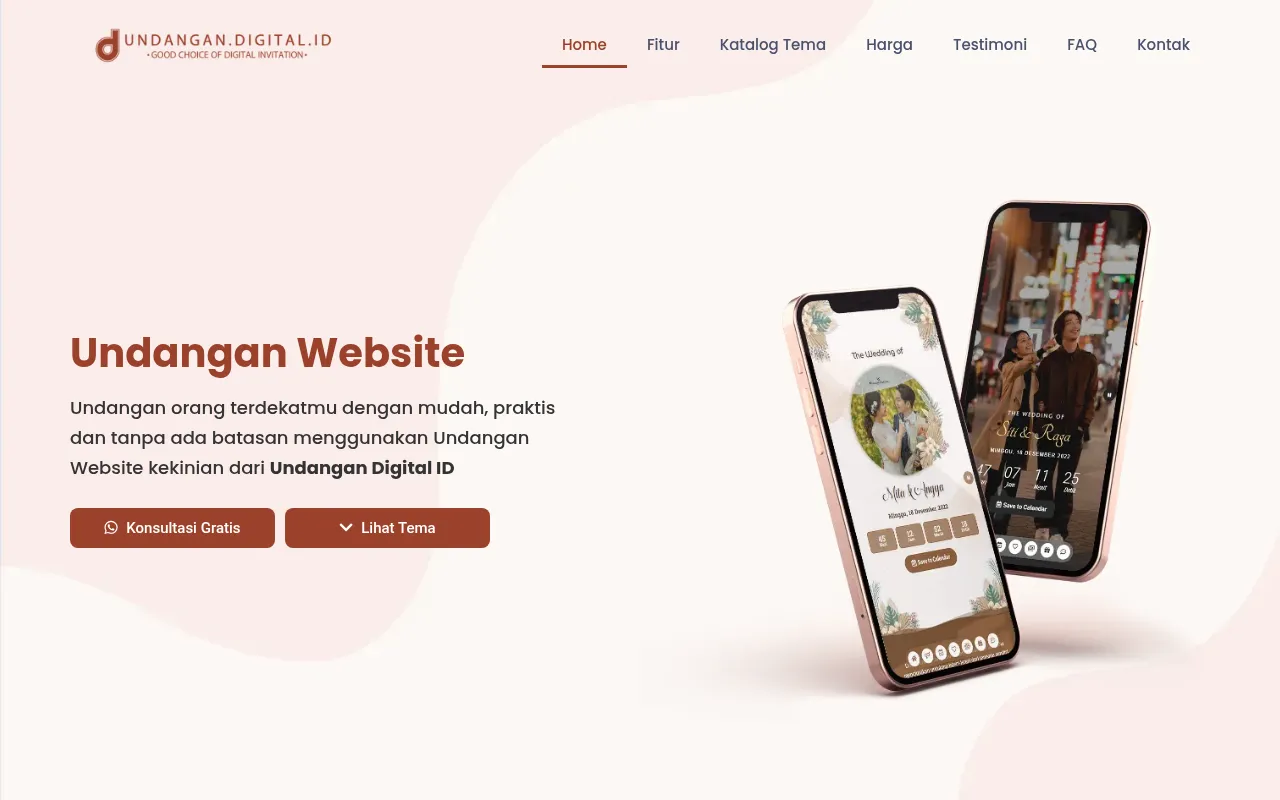 Screenshot of undangandigital.id