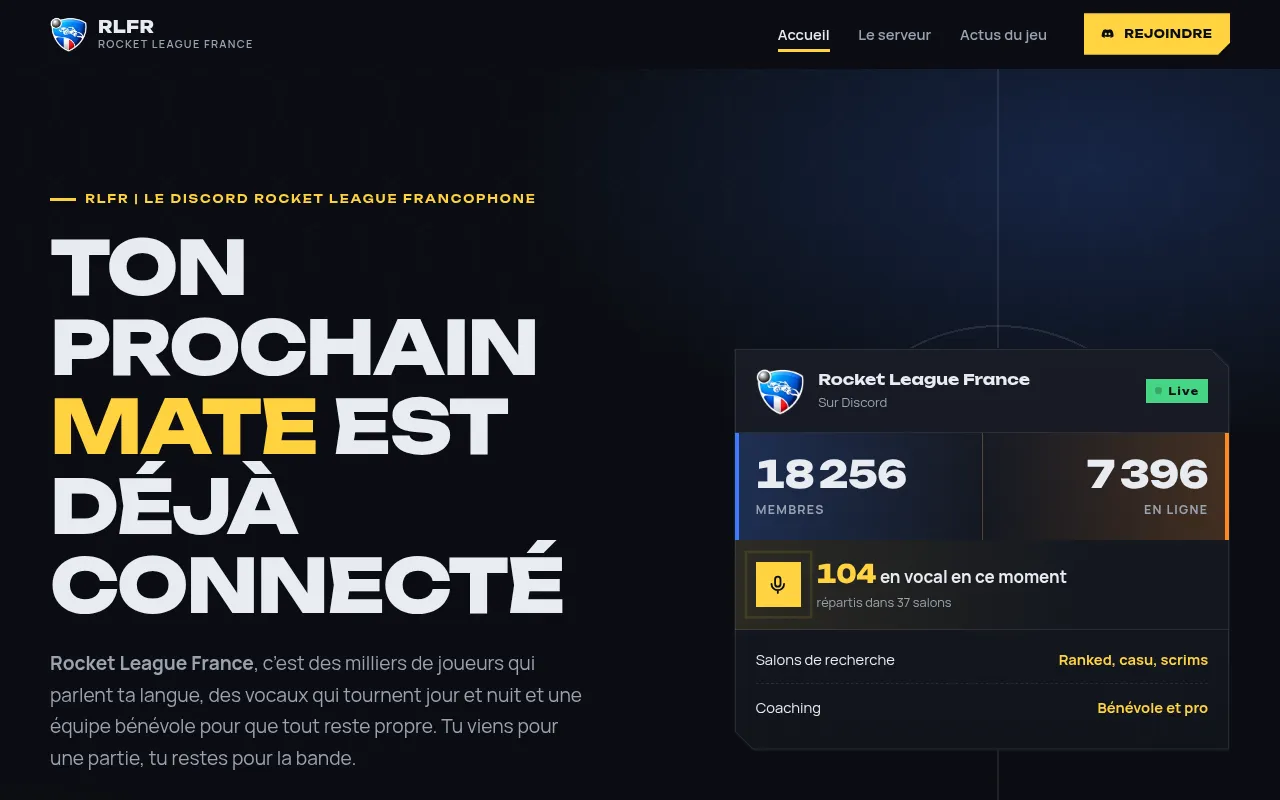 Screenshot of rlfrance.fr