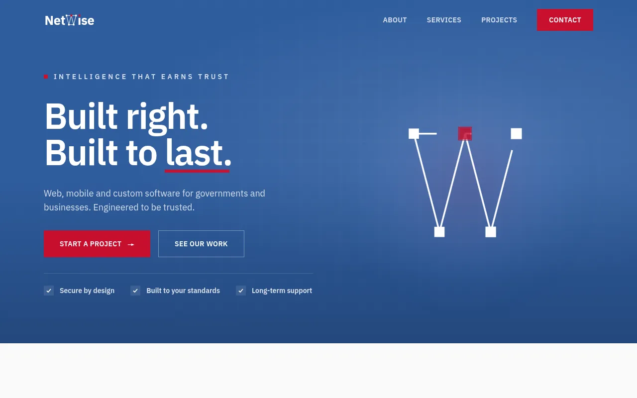 Screenshot of netwise.technology
