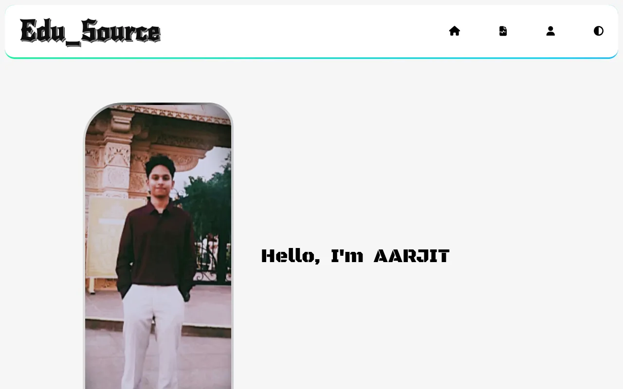Screenshot of aarjitbaral.pythonanywhere.com