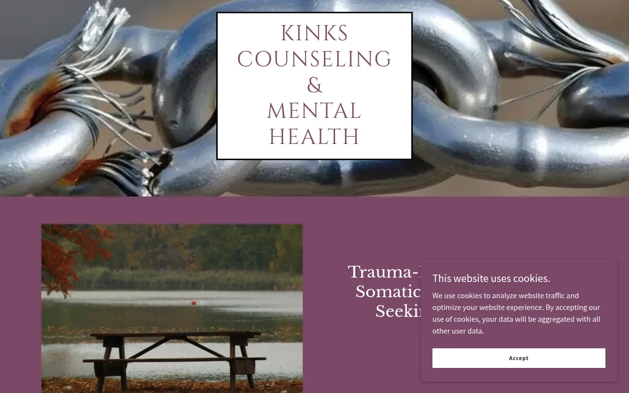Screenshot of kinkscounselingandmentalhealthsupport.com
