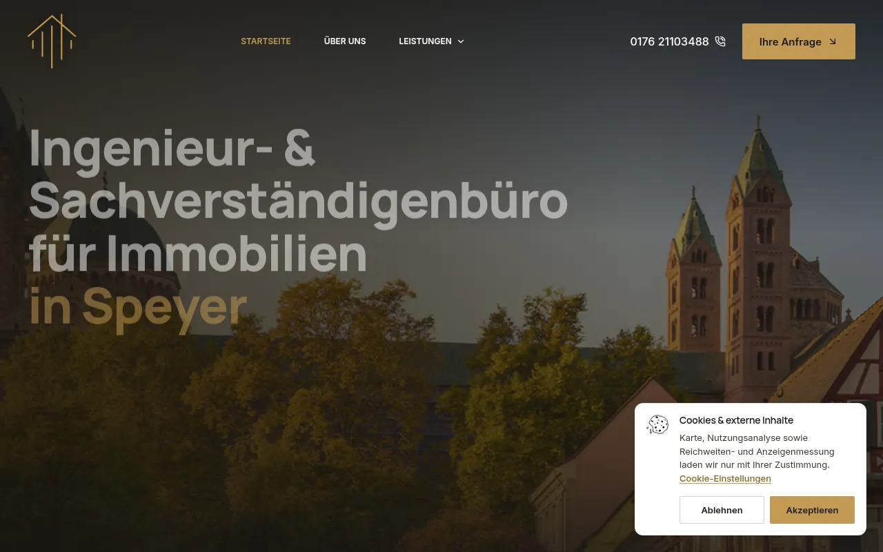 Screenshot of bc-immowert.de