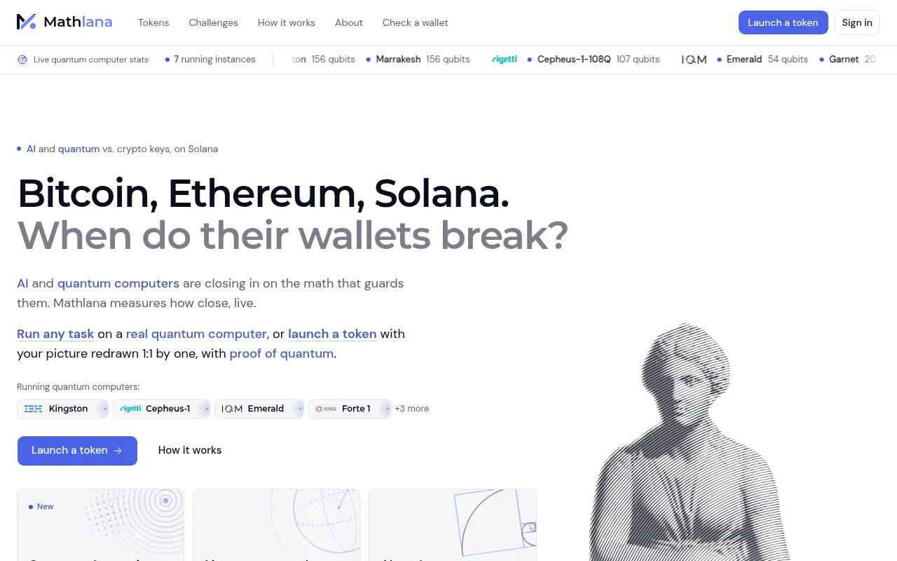 Screenshot of mathlana.si