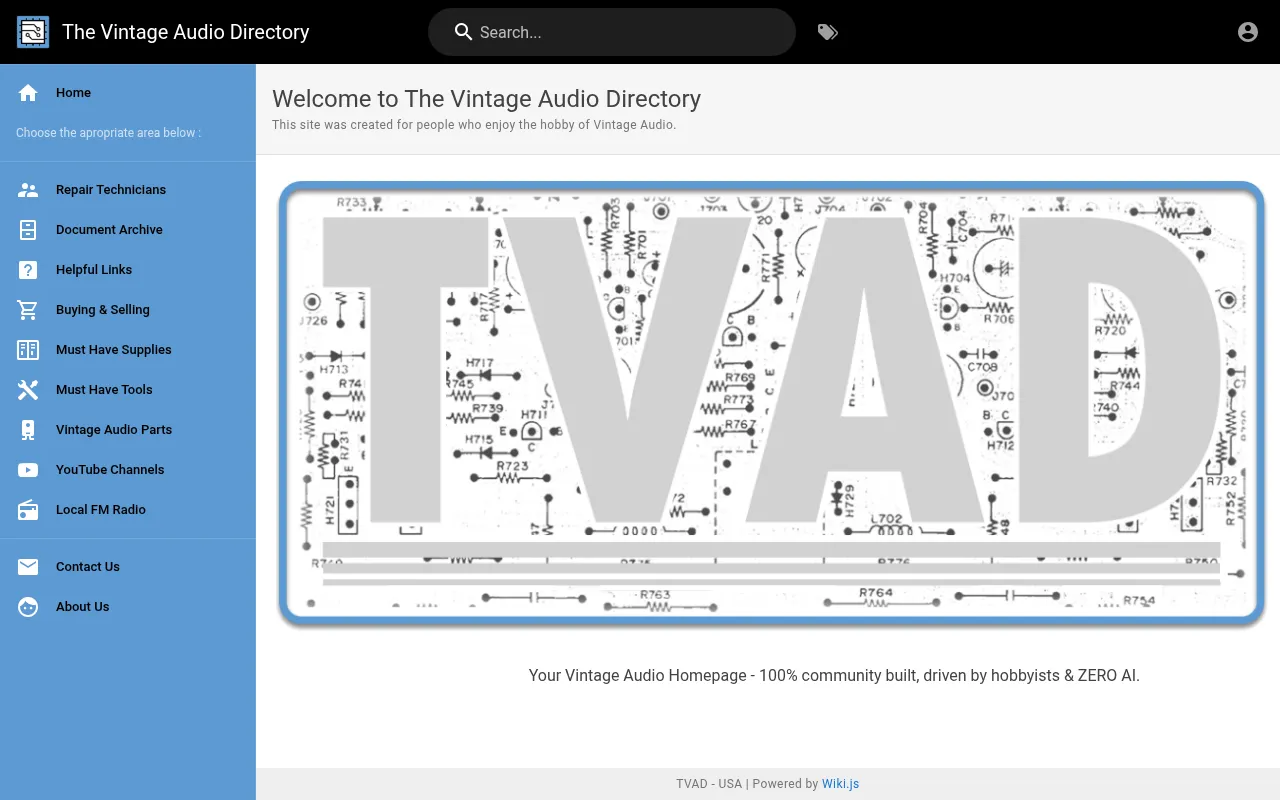 Screenshot of tvad.ondg.net