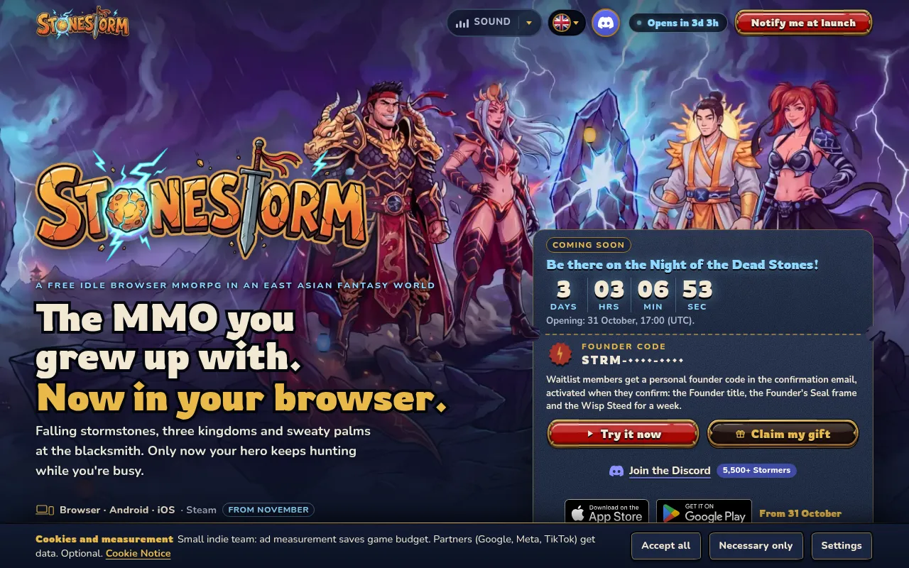 Screenshot of stonestorm.gg