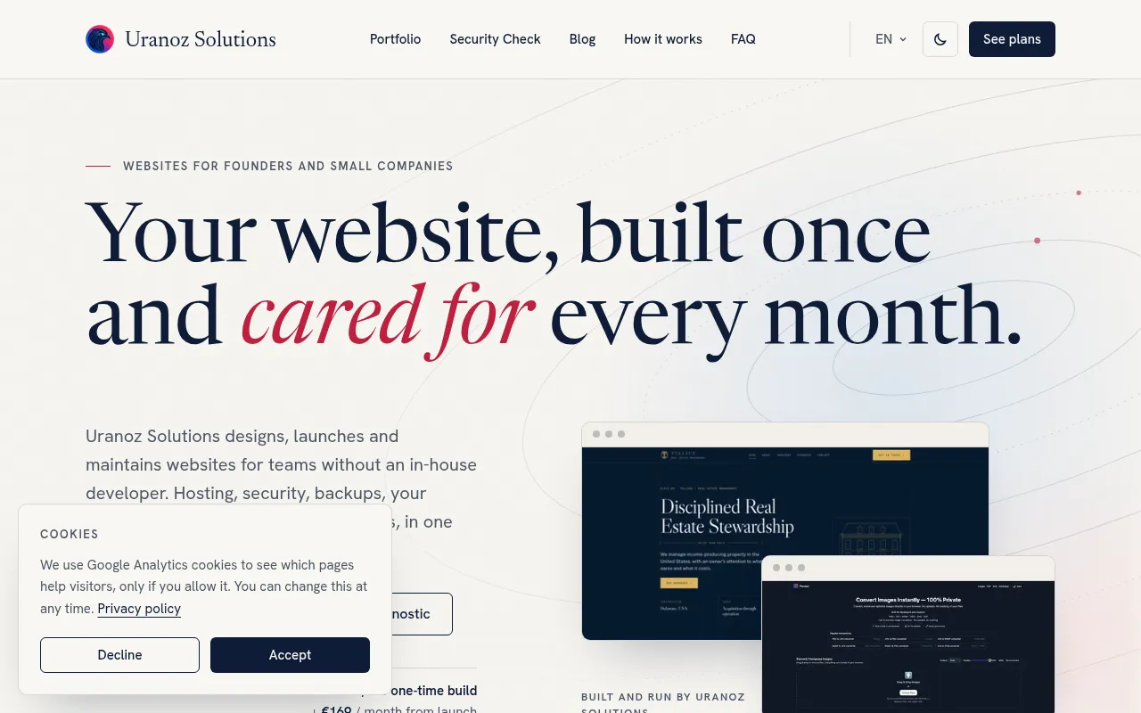 Screenshot of uranoz.co