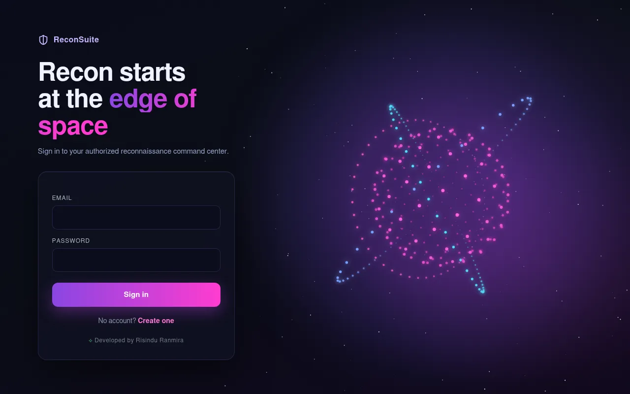 Screenshot of reconsuite.org